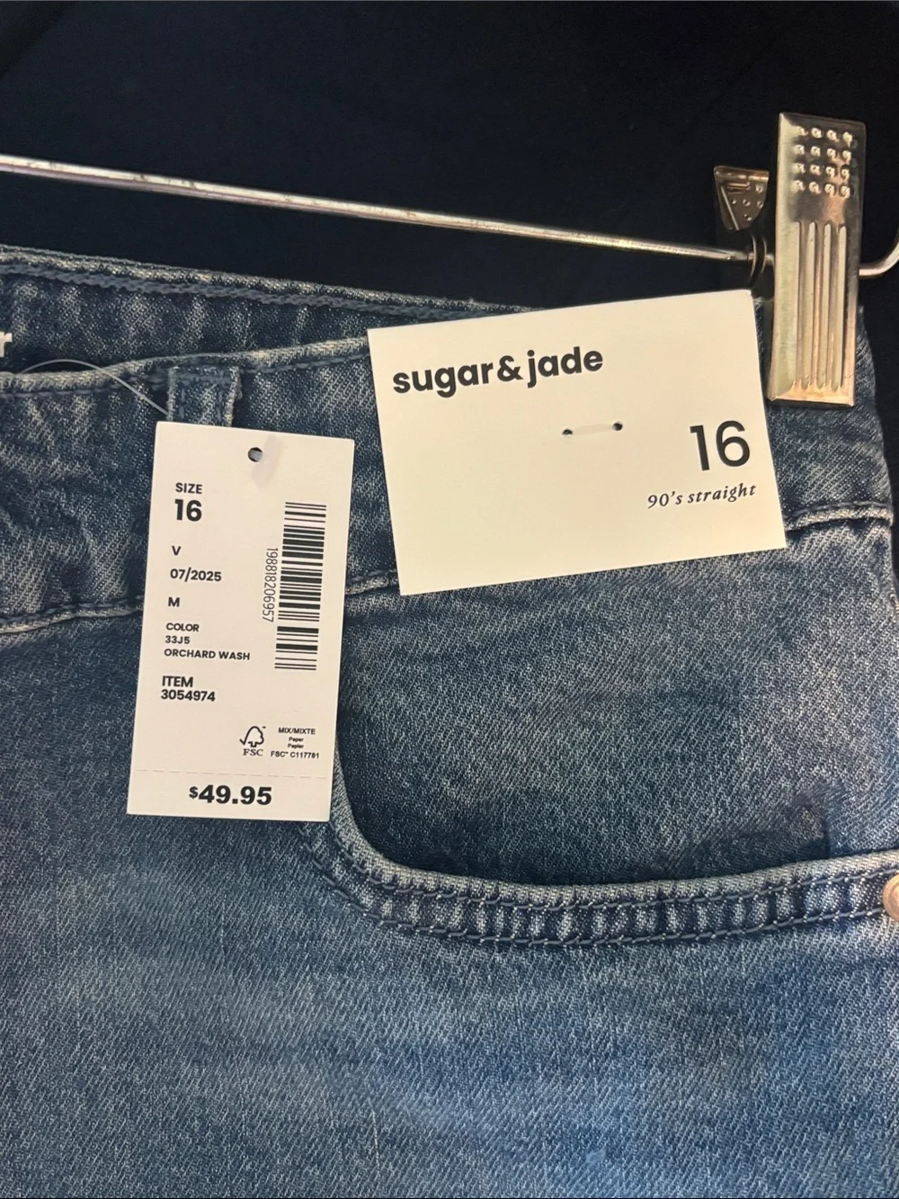 Girls Straight Leg Jeans